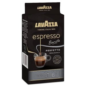 Lavazza Perfetto Espresso, 100% Arabica Ground Coffee Powder