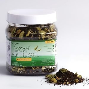 Tassyam Organics Strong Assam Cardamom Tea 350g JAR