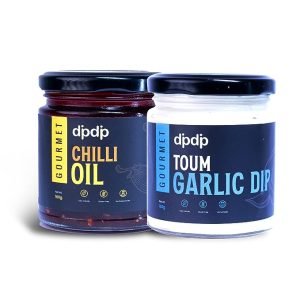 dipdip Toum Garlic Dip and Chilli Oil