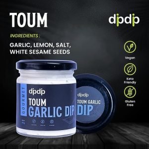 dipdip Toum Garlic Dip and Chilli Oil